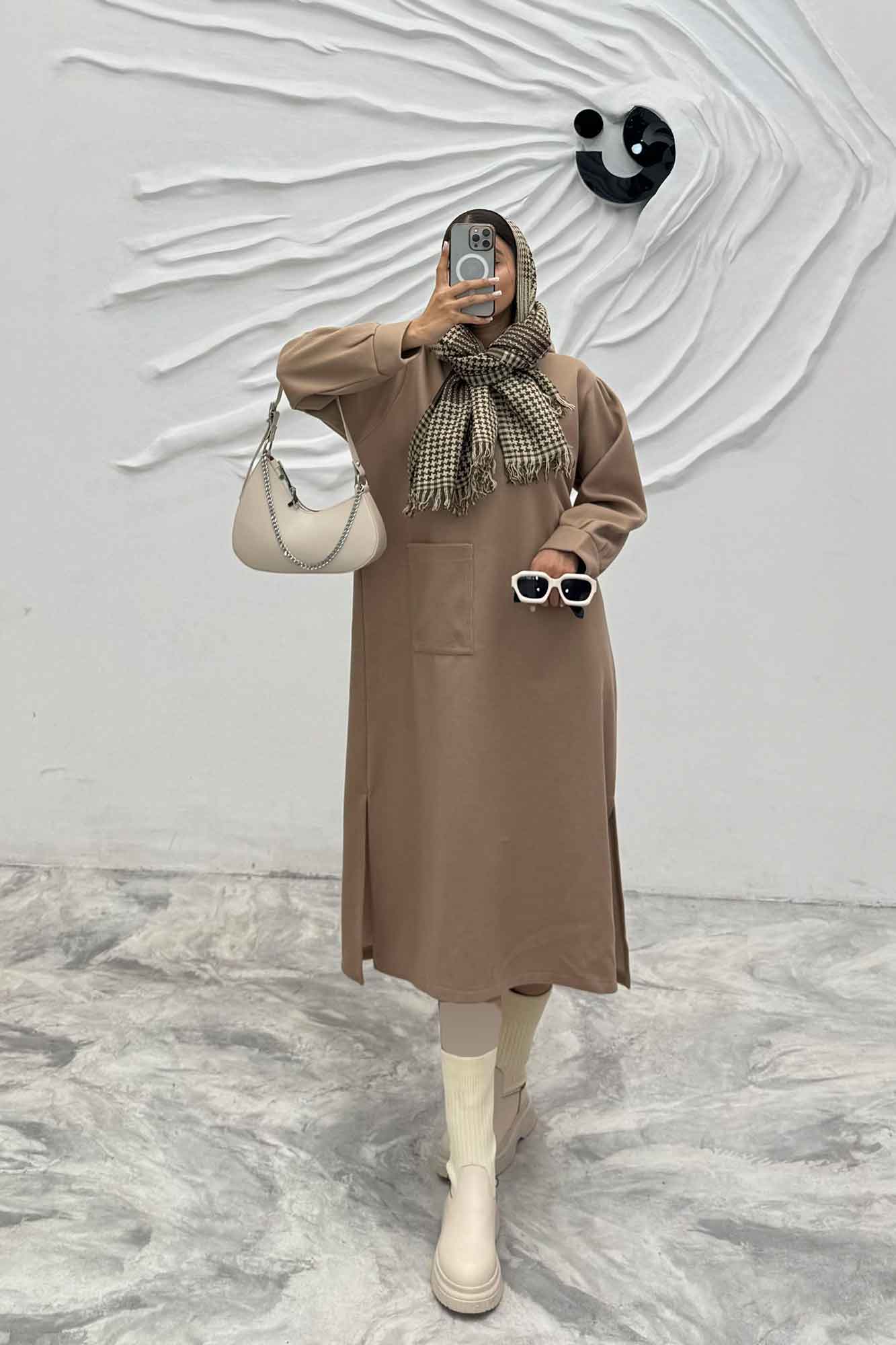 کفتان روناک کلاهدار تک جیب RB