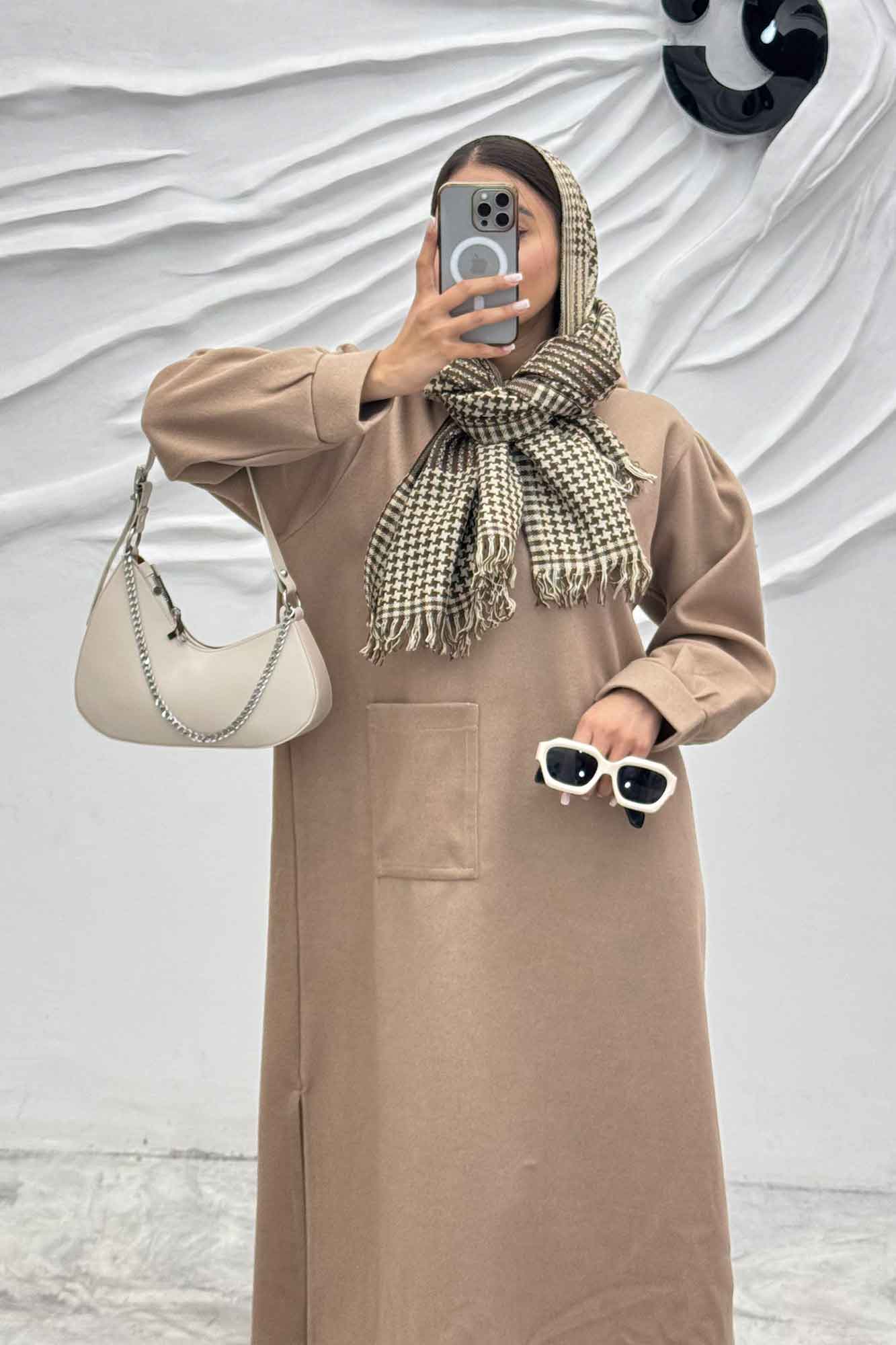 کفتان روناک کلاهدار تک جیب RB