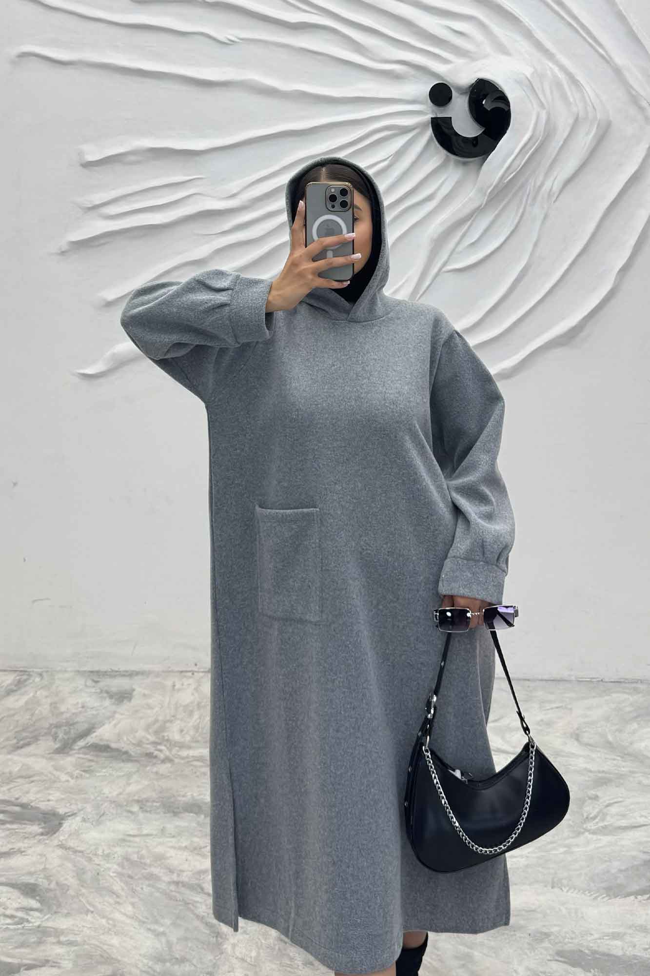 کفتان روناک کلاهدار تک جیب RB