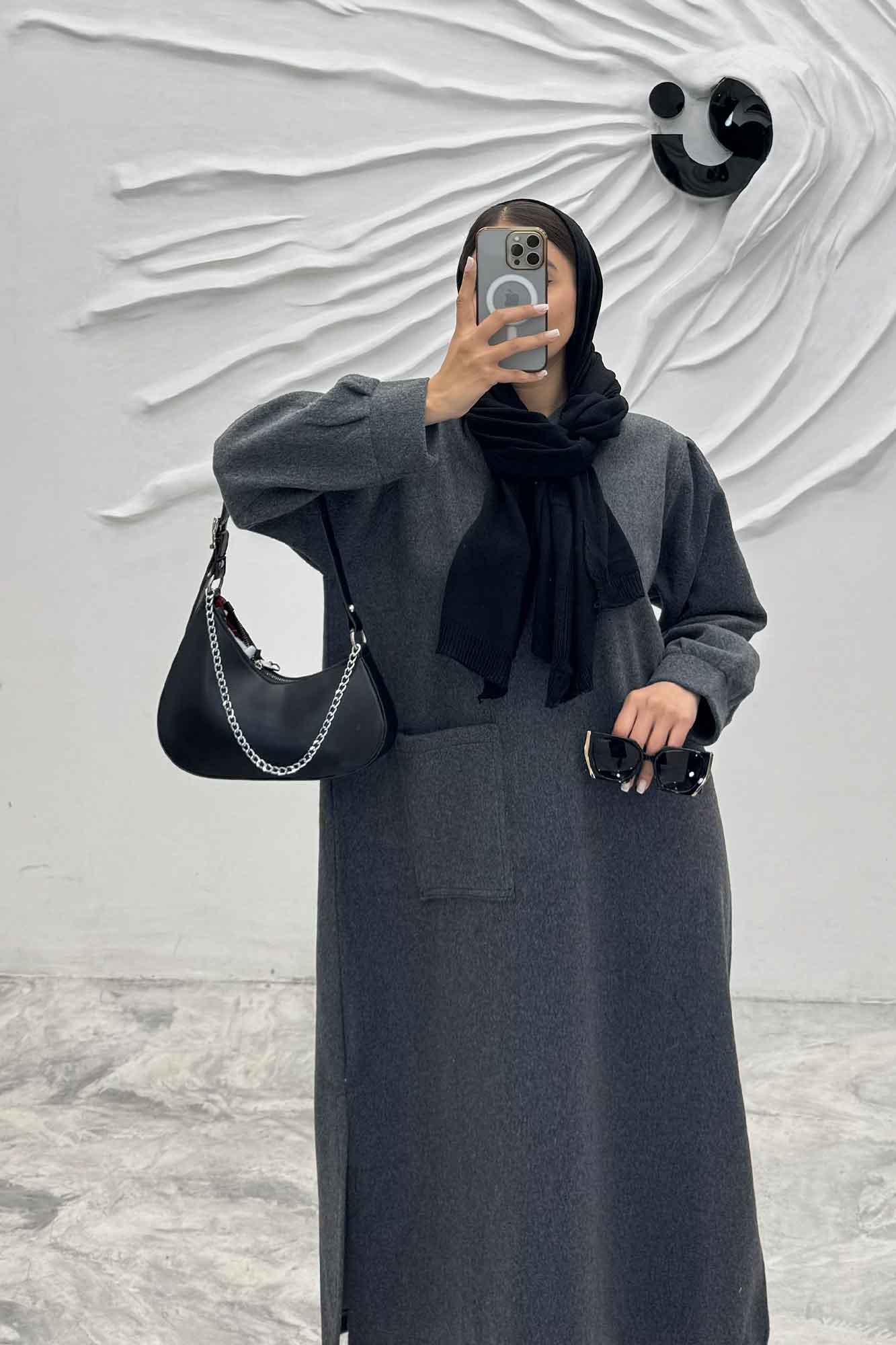 کفتان روناک کلاهدار تک جیب RB