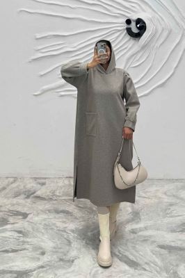 کفتان روناک کلاهدار تک جیب RB