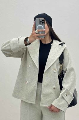 پالتو فوتر یقه انگلیسی پهن ADRIAN