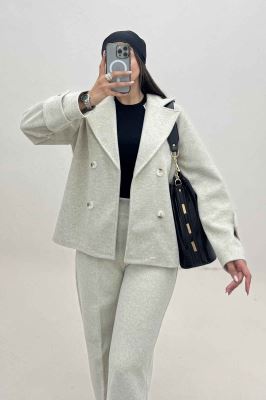 پالتو فوتر یقه انگلیسی پهن ADRIAN