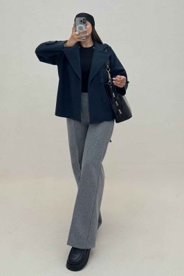 پالتو فوتر یقه انگلیسی پهن ADRIAN