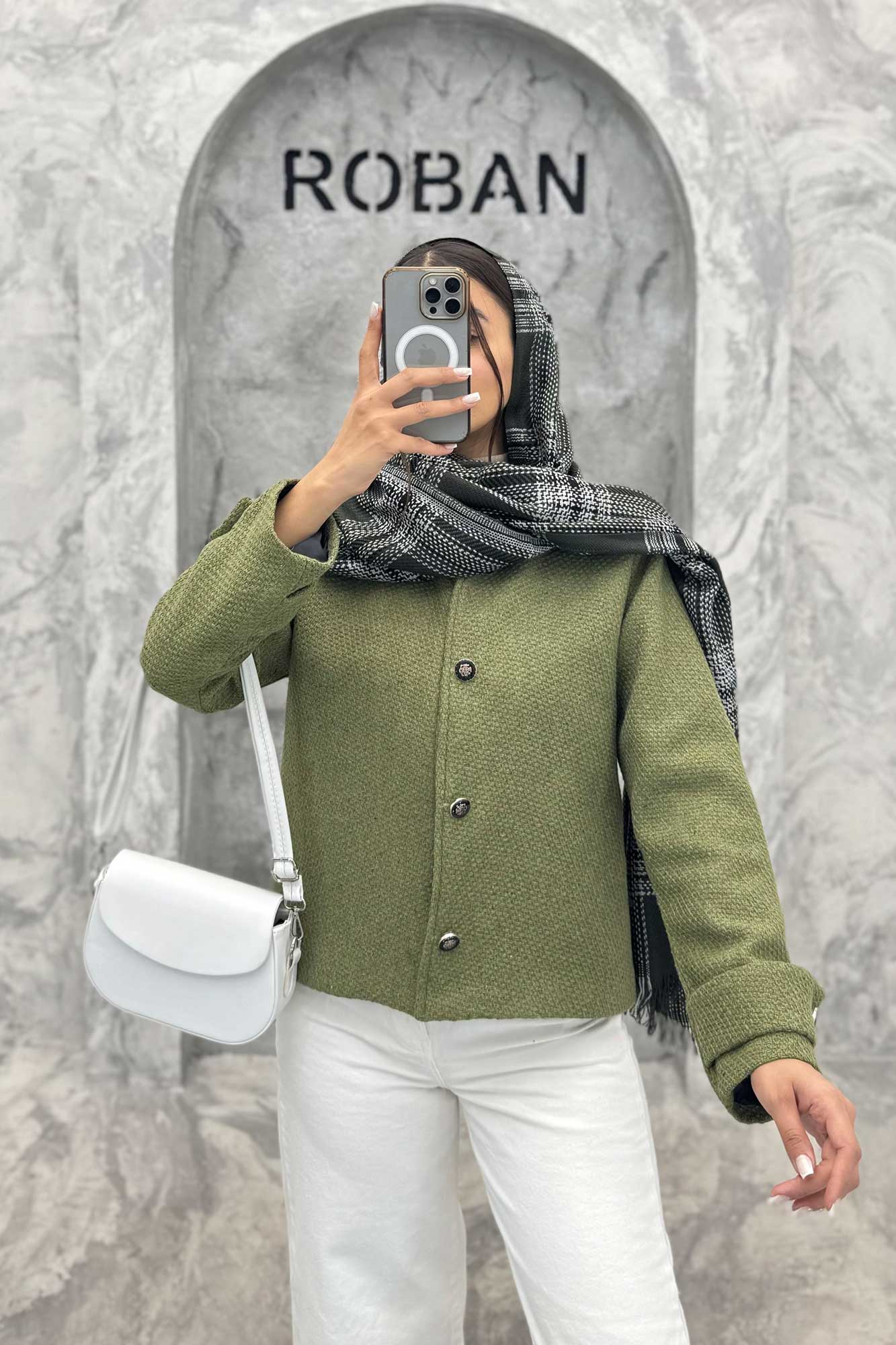 کت توییت پشمی سرآستین بند PAOL