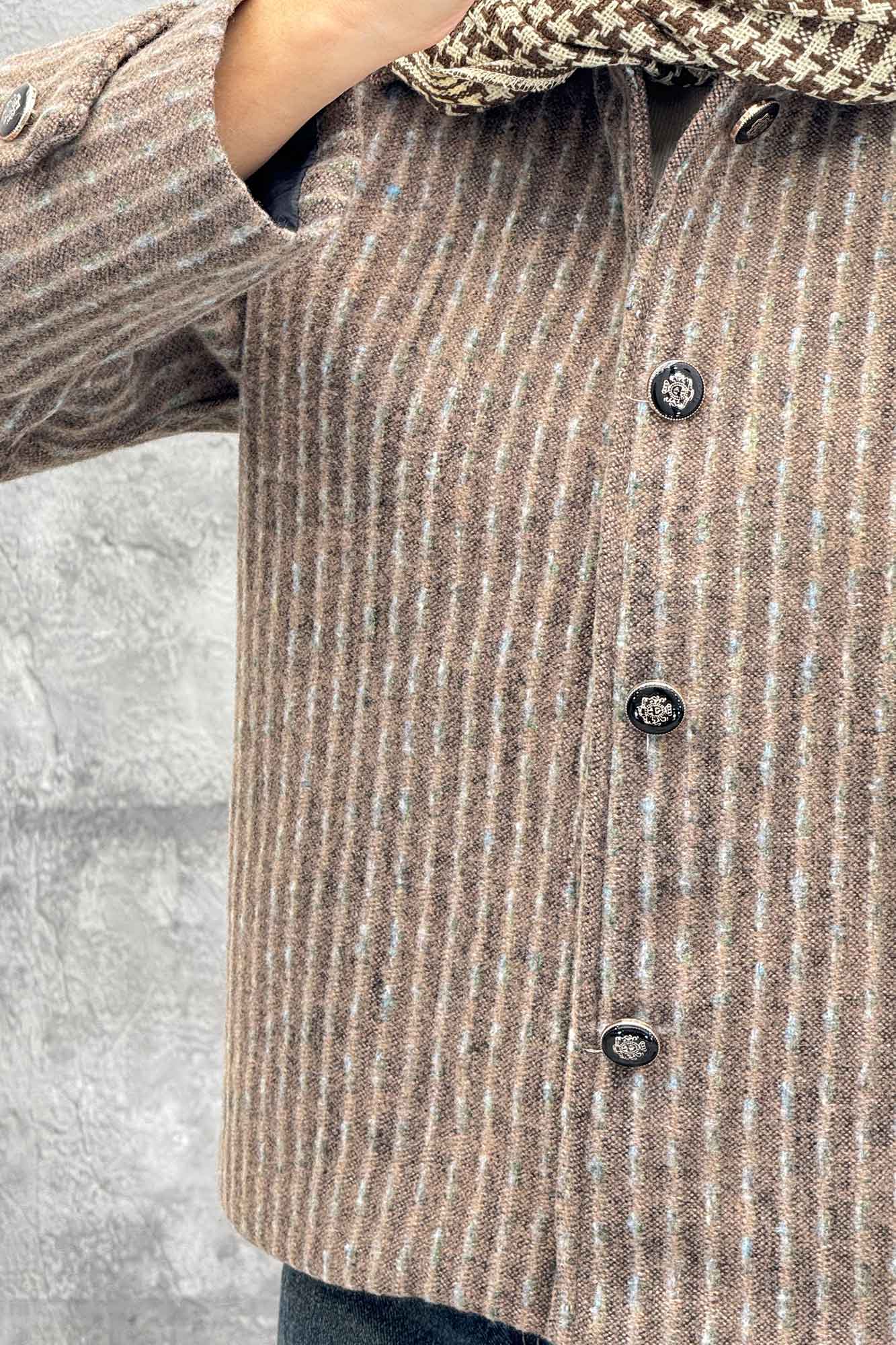 کت توییت پشمی سرآستین بند PAOL