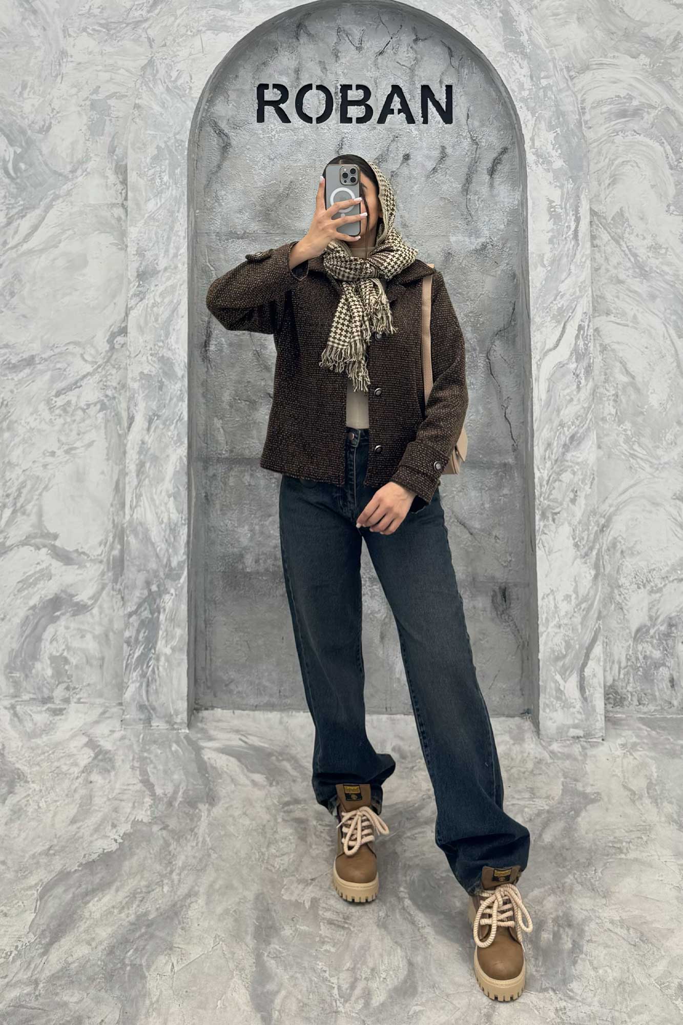 کت توییت پشمی سرآستین بند PAOL