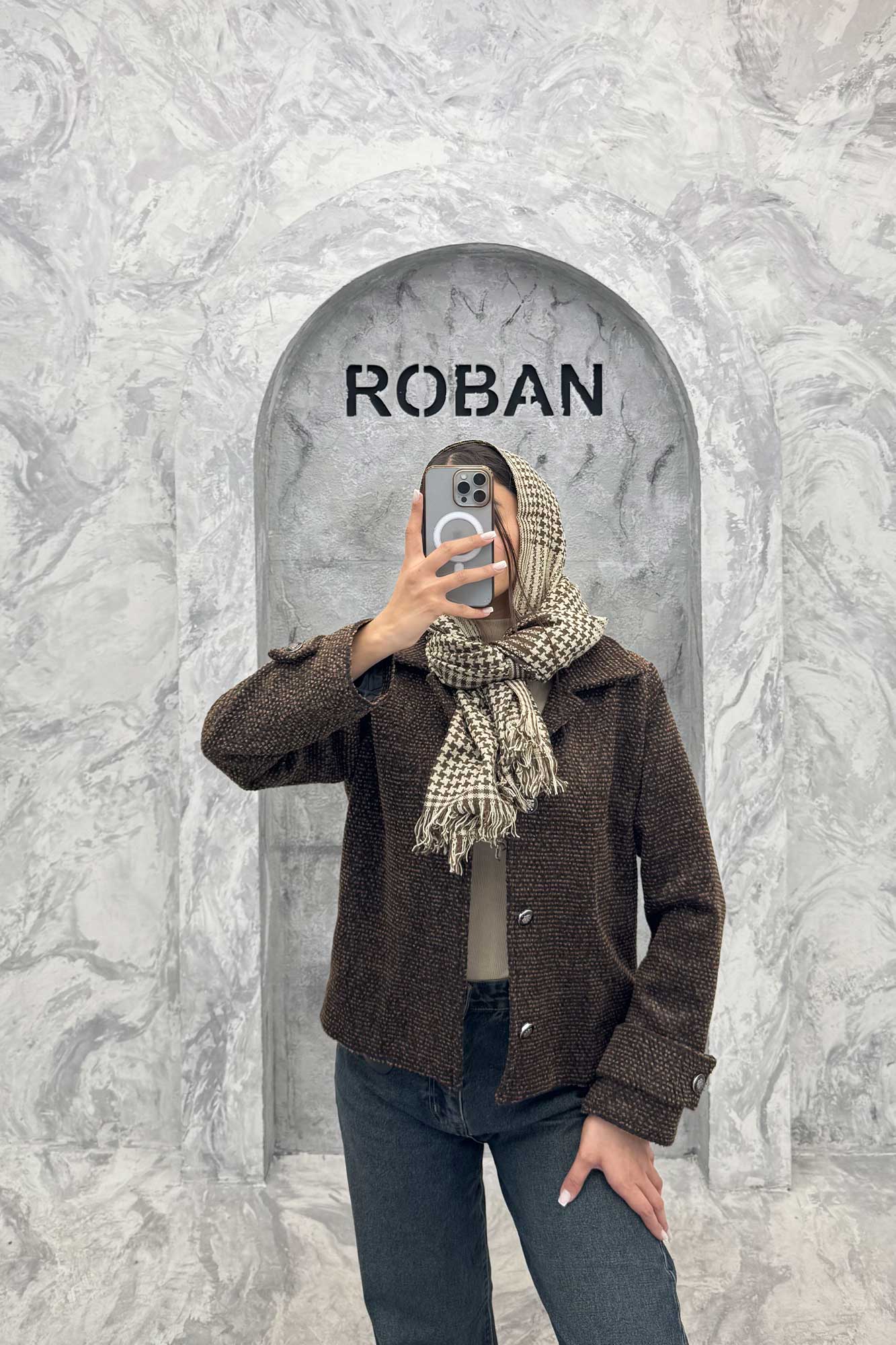 کت توییت پشمی سرآستین بند PAOL