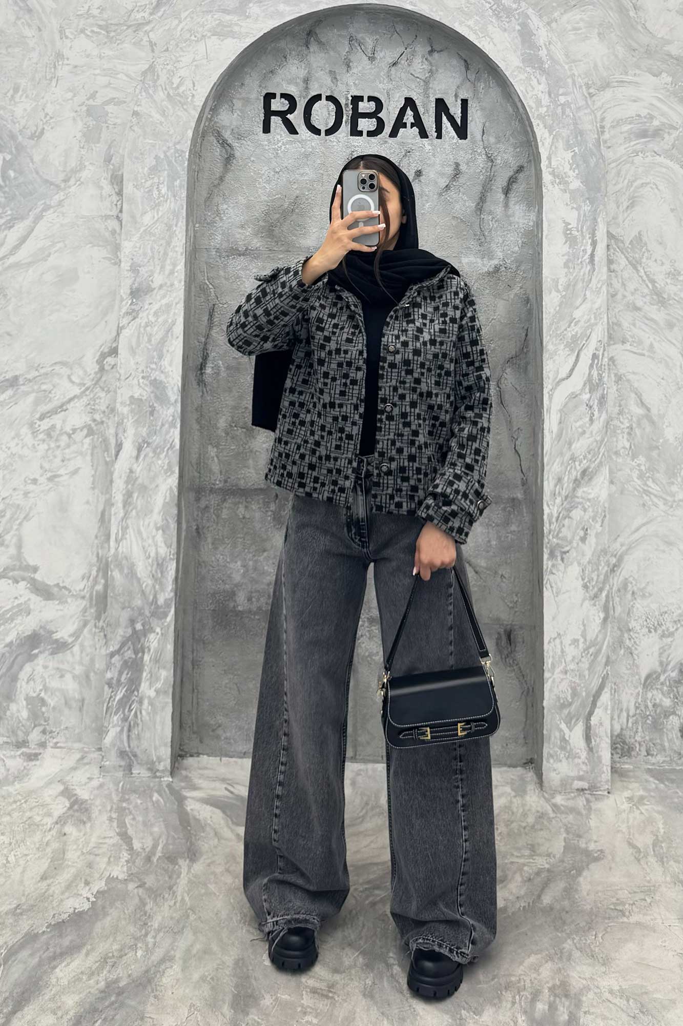 کت توییت پشمی سرآستین بند PAOL