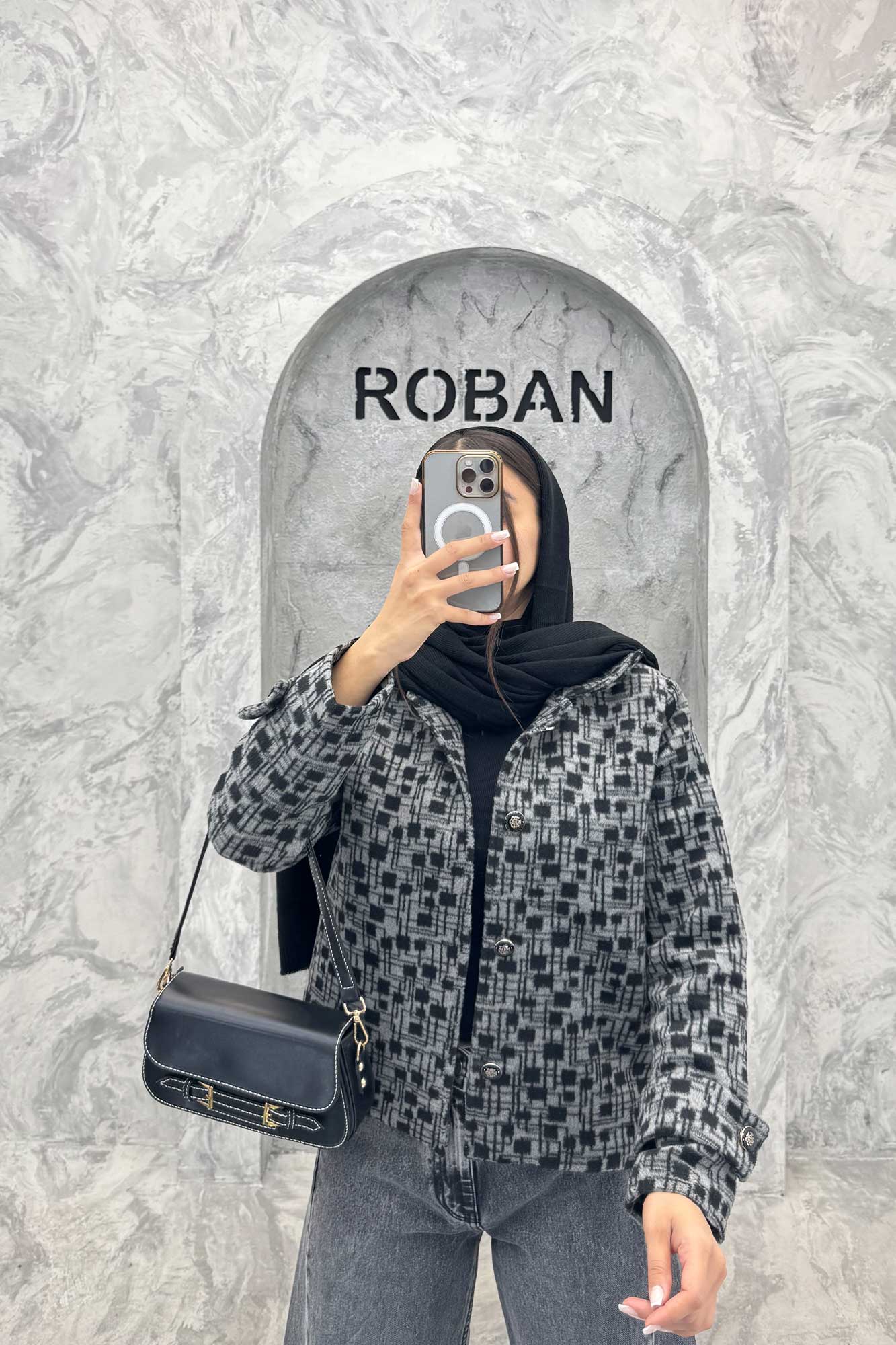 کت توییت پشمی سرآستین بند PAOL