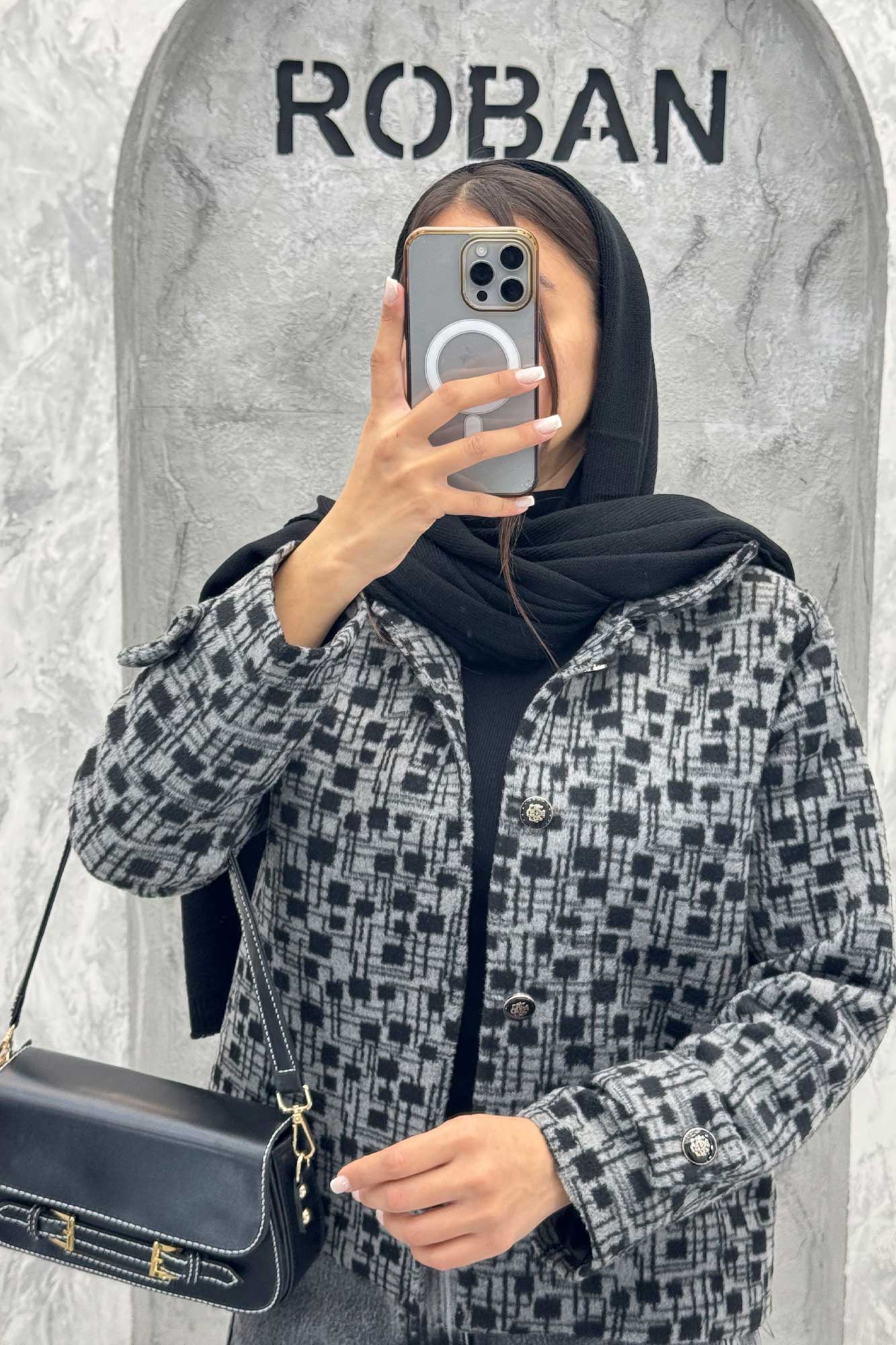 کت توییت پشمی سرآستین بند PAOL