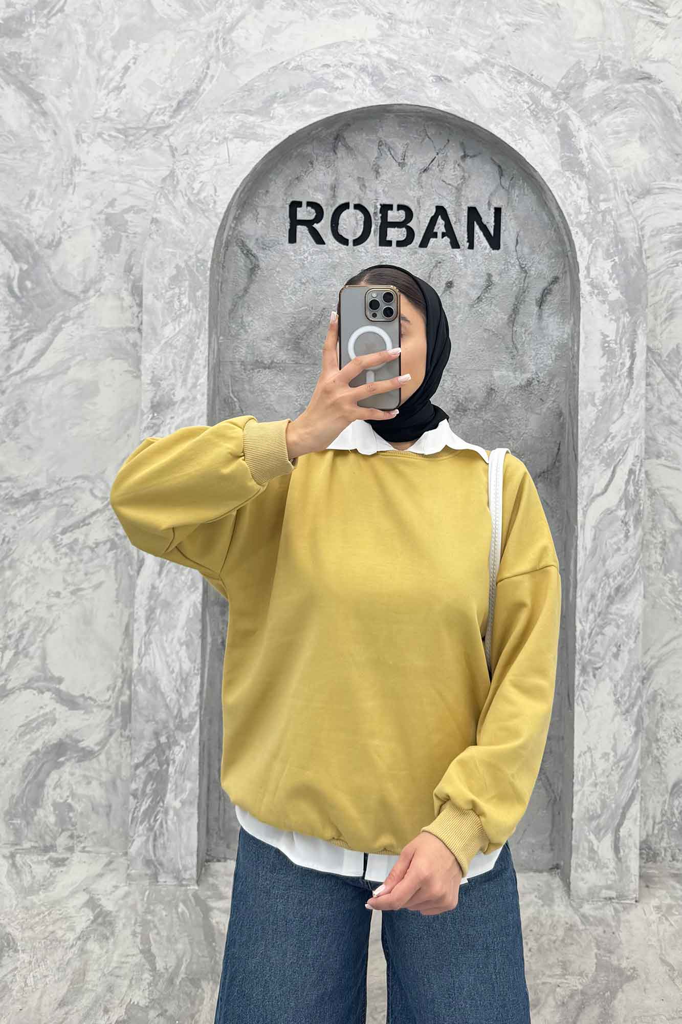 دورس ساده تو کرک یقه گرد