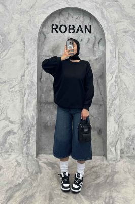 دورس ساده تو کرک یقه گرد