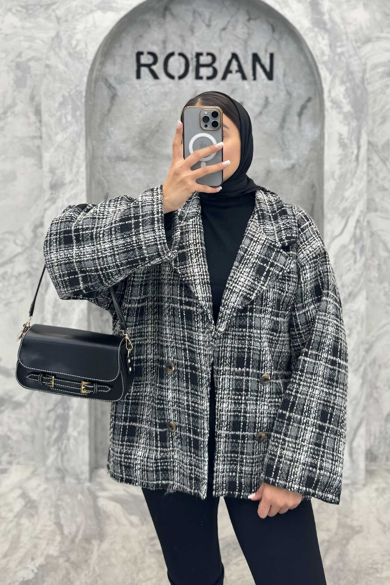 کت شنل آستردار یقه انگلیسی