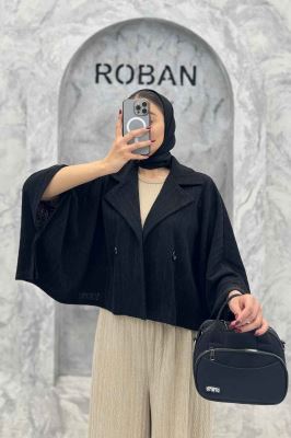 کت خفاشی دو دکمه پارچه مراکشی