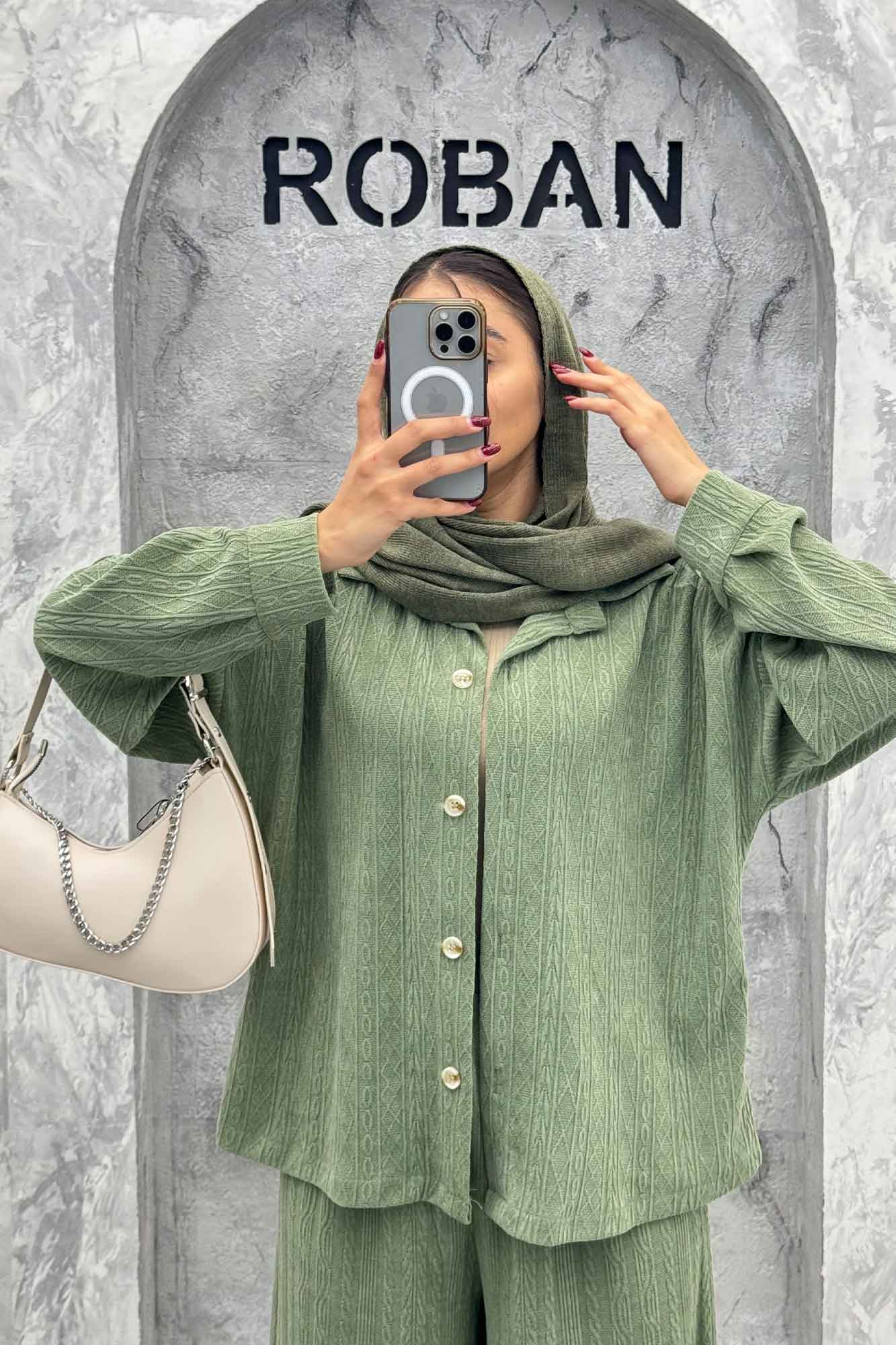 ست ژاکت و شلوار مراکشی گلبرگ