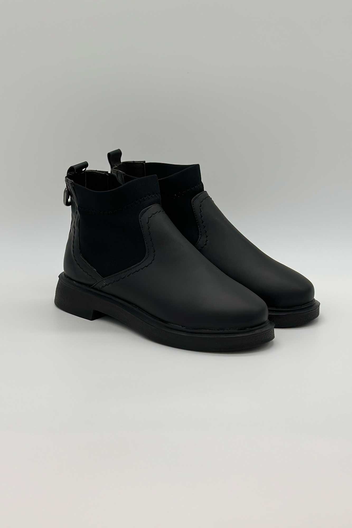 بوت سگک دار زیپ نما 12854