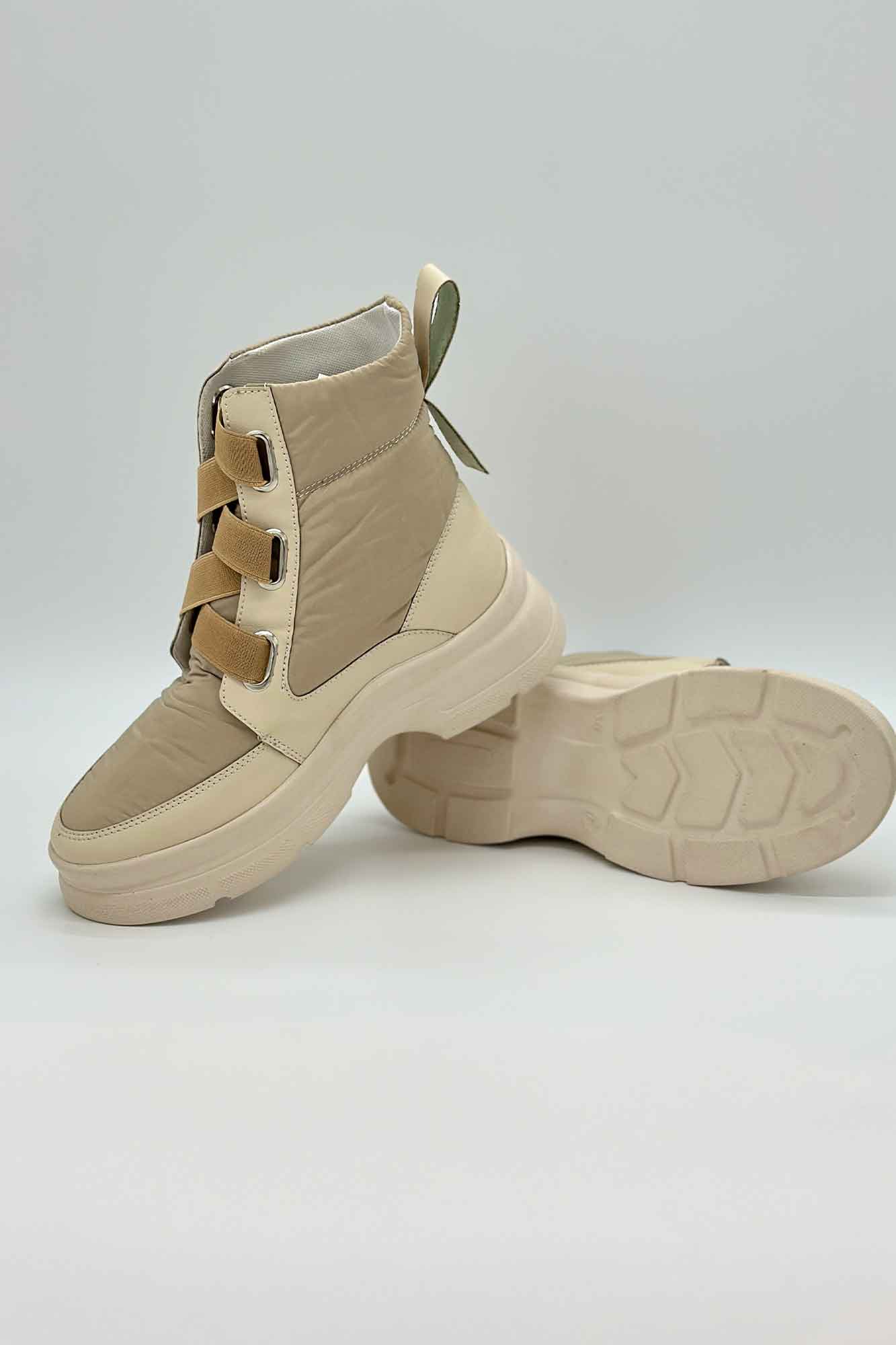 بوت کاپشنی بند کشی چسبی