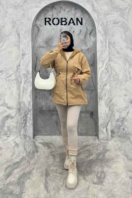 کاپشن کمرگت دار TC داخل تدی