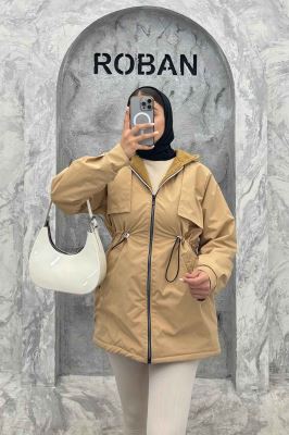 کاپشن کمرگت دار TC داخل تدی