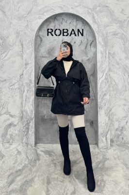 کاپشن کمرگت دار TC داخل تدی