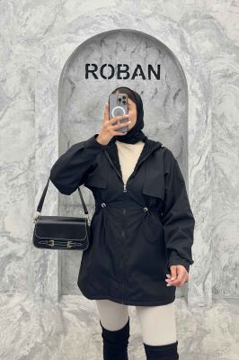 کاپشن کمرگت دار TC داخل تدی