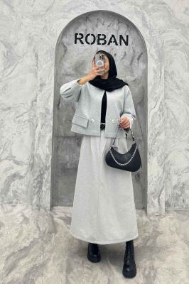 کت کراپ فوتر دو جیب نما آوا