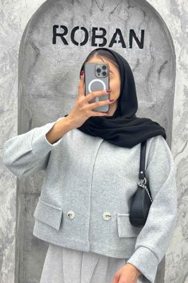 کت کراپ فوتر دو جیب نما آوا