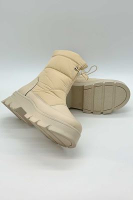 نیم بوت کاپشنی بالا گت دار 12696