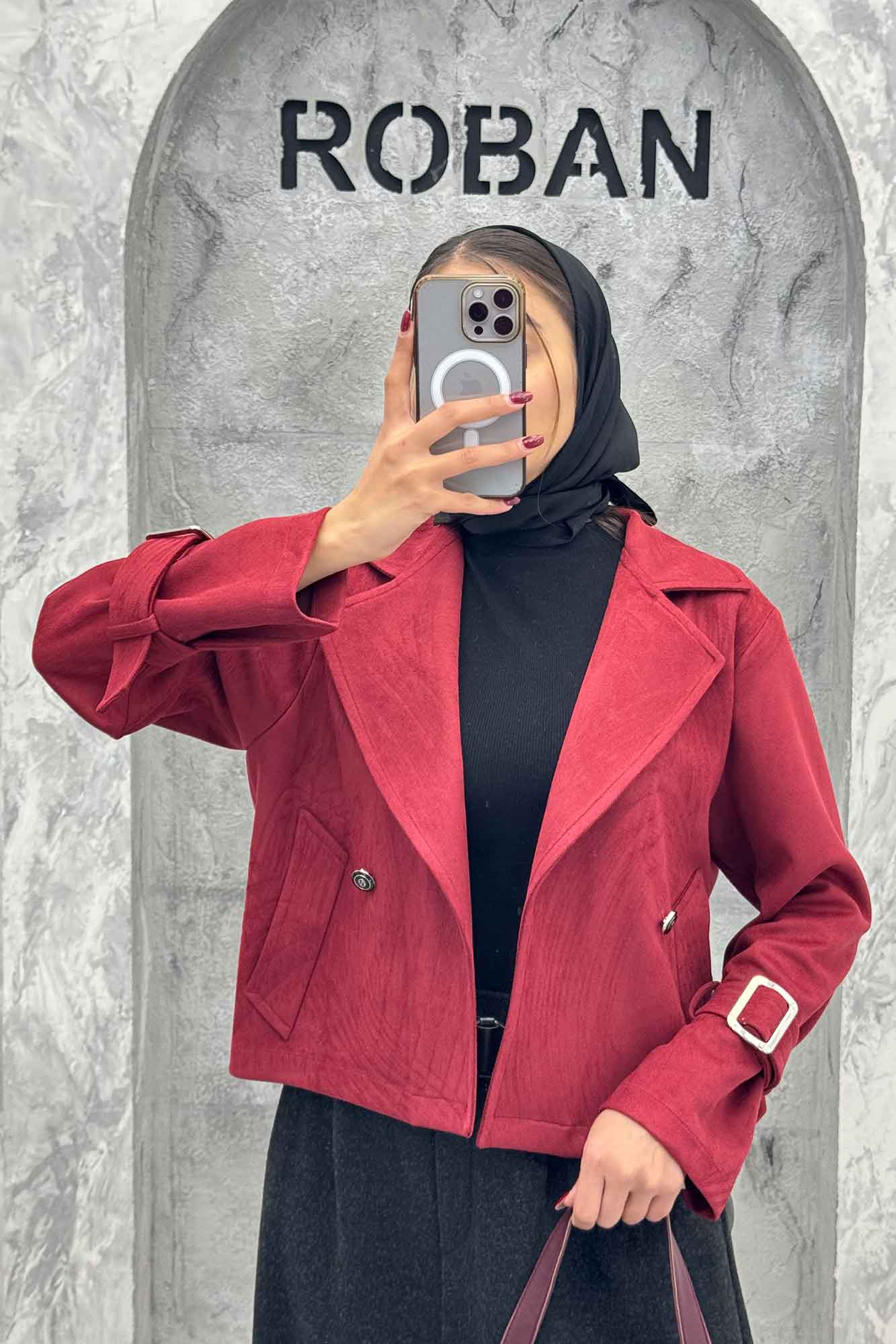 کت سوویت یقه انگلیسی آستین سگک