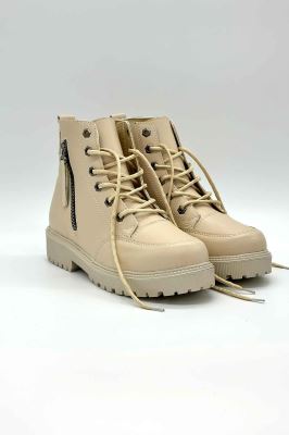 نیم بوت کوتاه زیپ نما PVC 9311