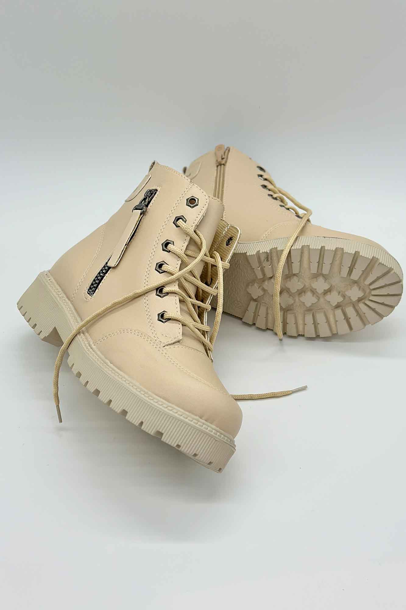 نیم بوت کوتاه زیپ نما PVC 9311