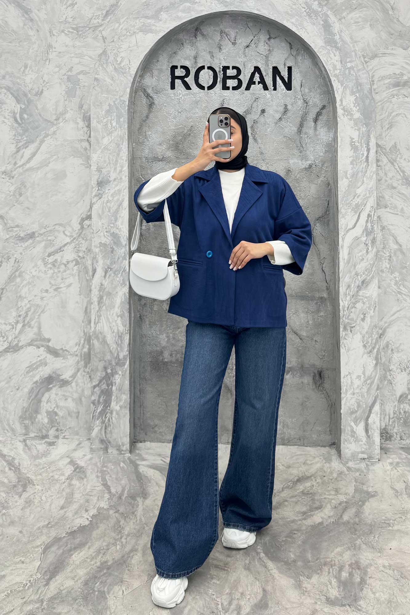 کت آستین سه رب سوییت دو دکمه