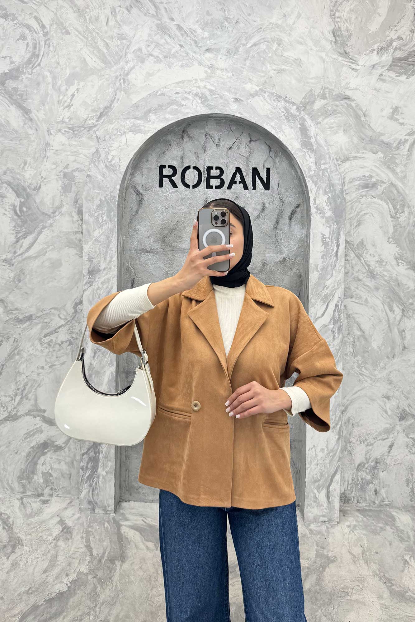 کت آستین سه رب سوییت دو دکمه