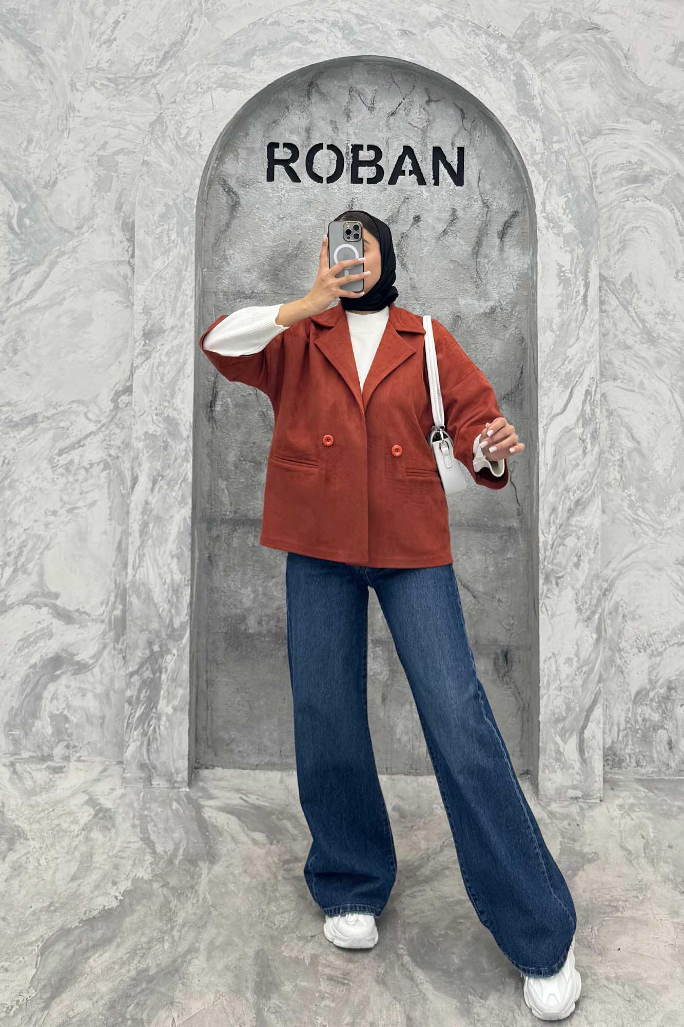 کت آستین سه رب سوییت دو دکمه