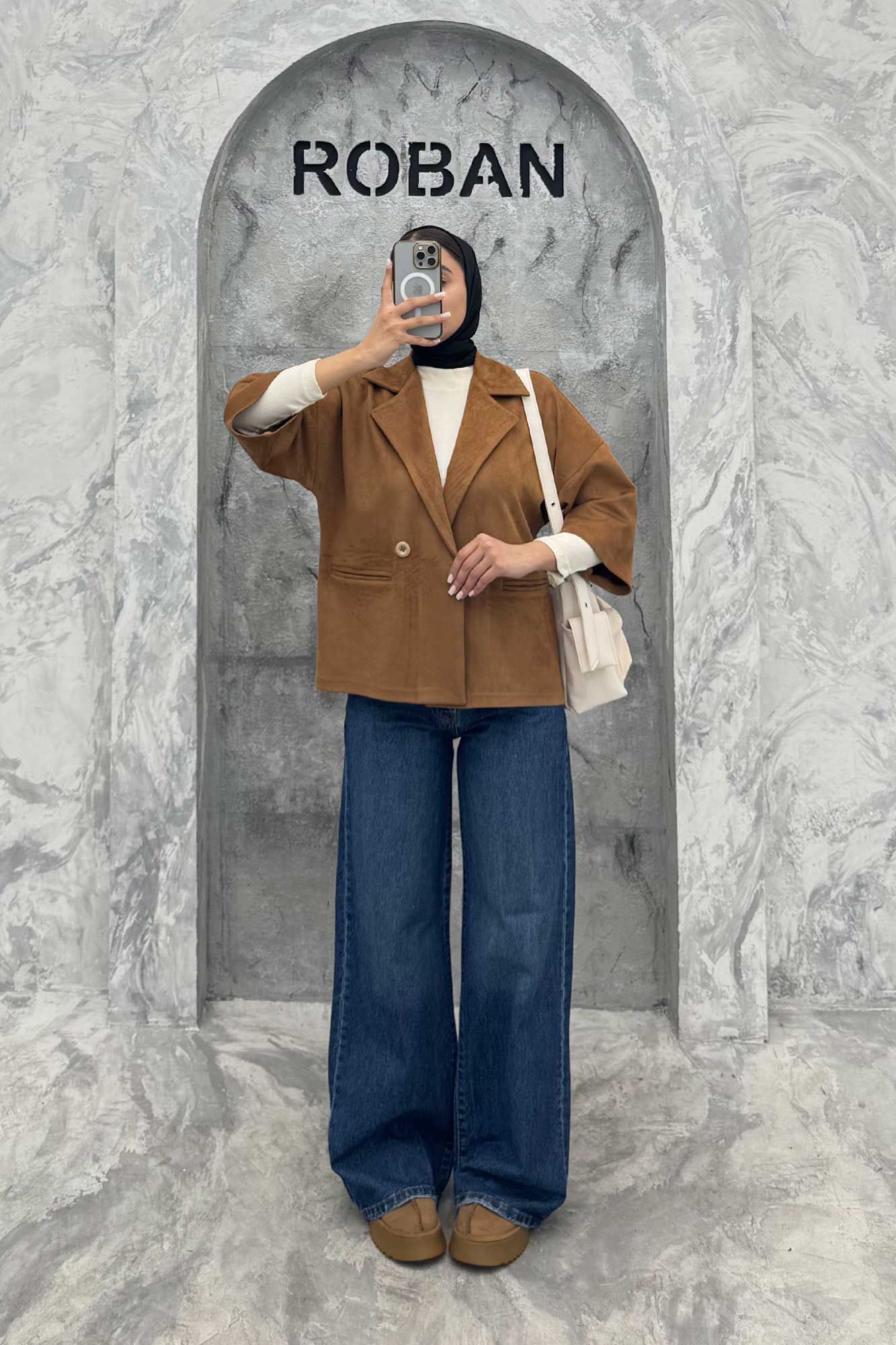 کت آستین سه رب سوییت دو دکمه