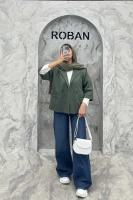 کت آستین سه رب سوییت دو دکمه