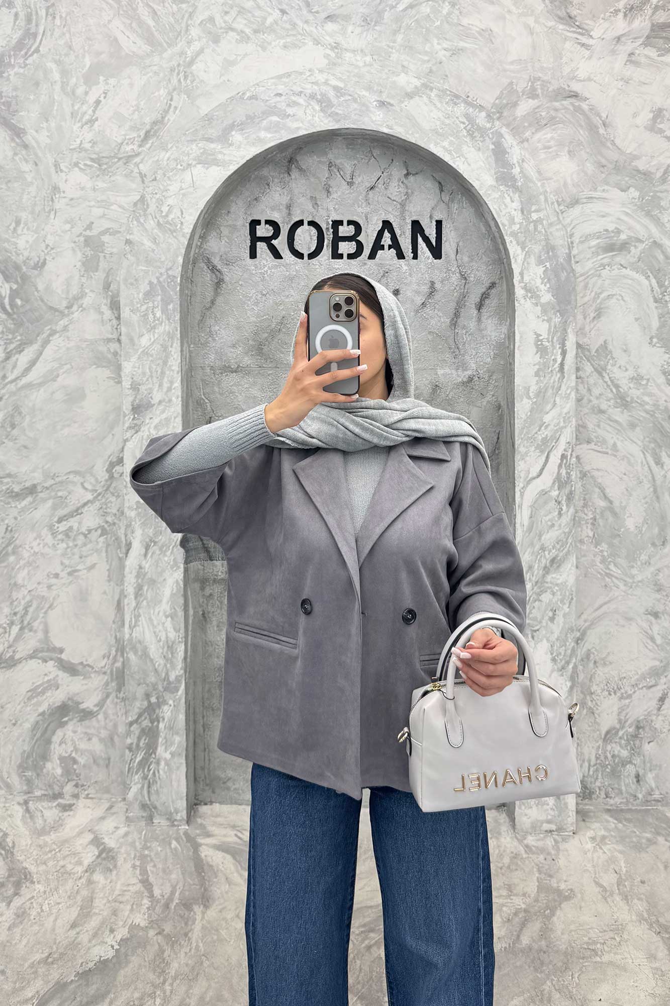 کت آستین سه رب سوییت دو دکمه