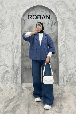 کت آستین سه رب سوییت دو دکمه