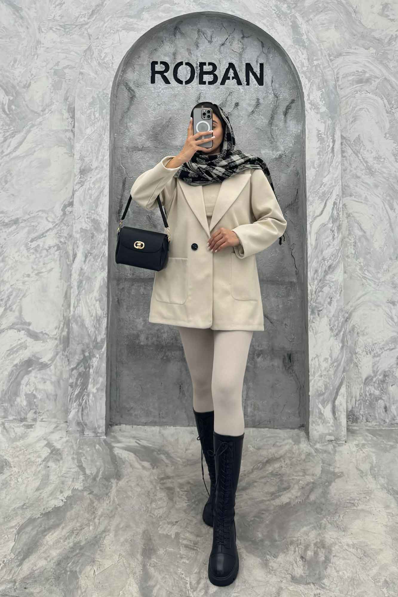 کت یقه انگلیسی فوتر مخملی دو جیب روکار