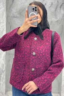 کت توییت پشمی یقه گرد NELA