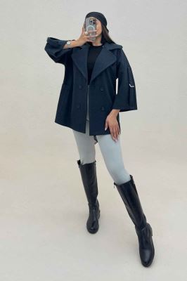 کت یقه پهن فوتر آستین سگک دار EXPORT