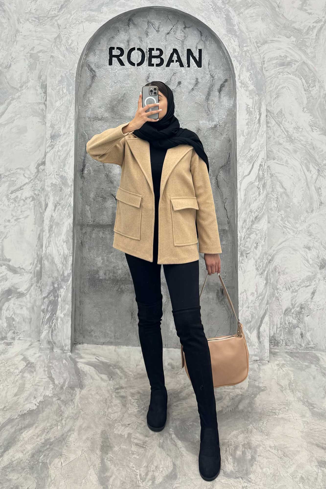 کت فوتر دو جیب پاکتی وانیا