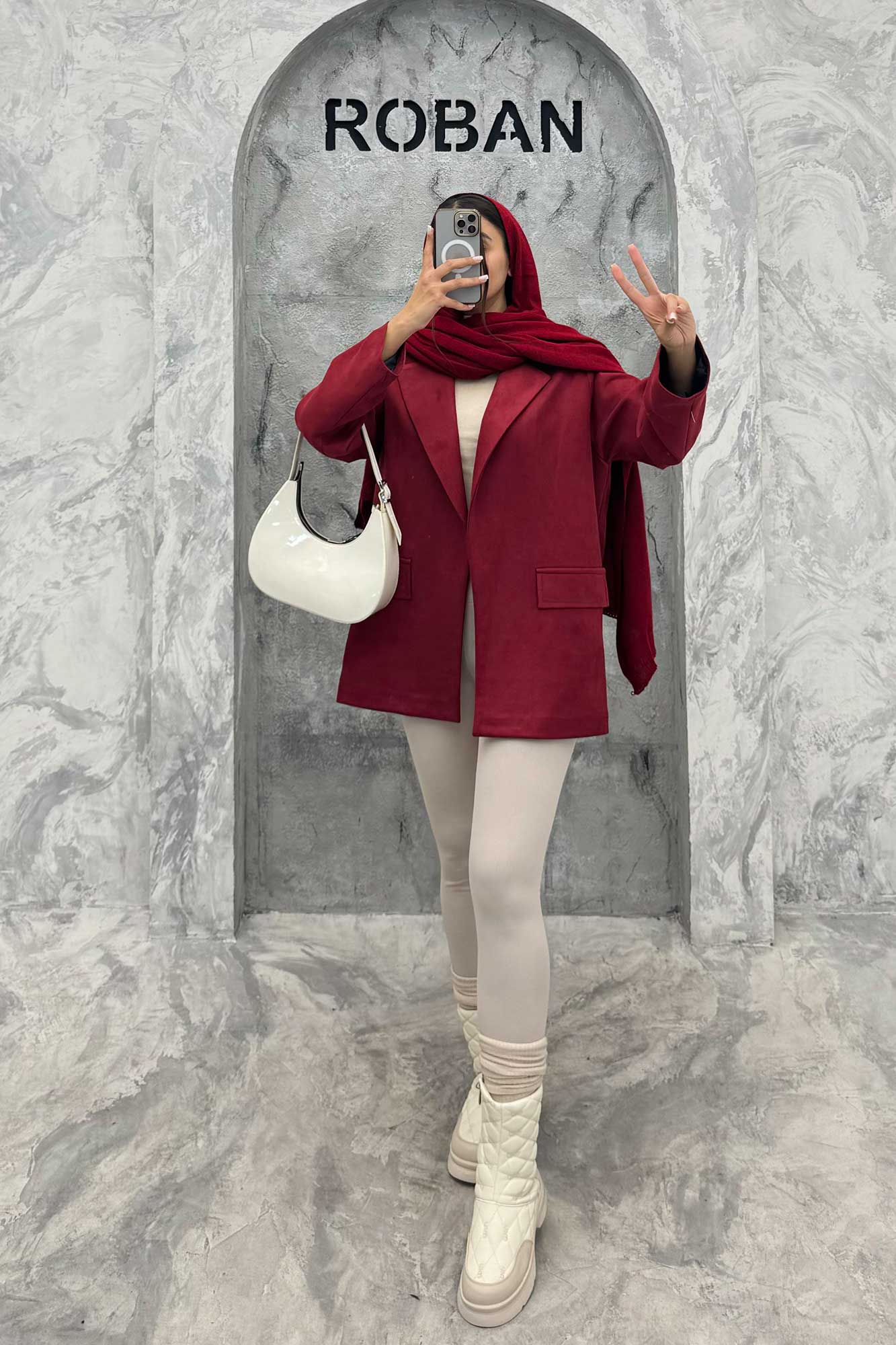 کت سوییت یقه انگلیسی جیب نما