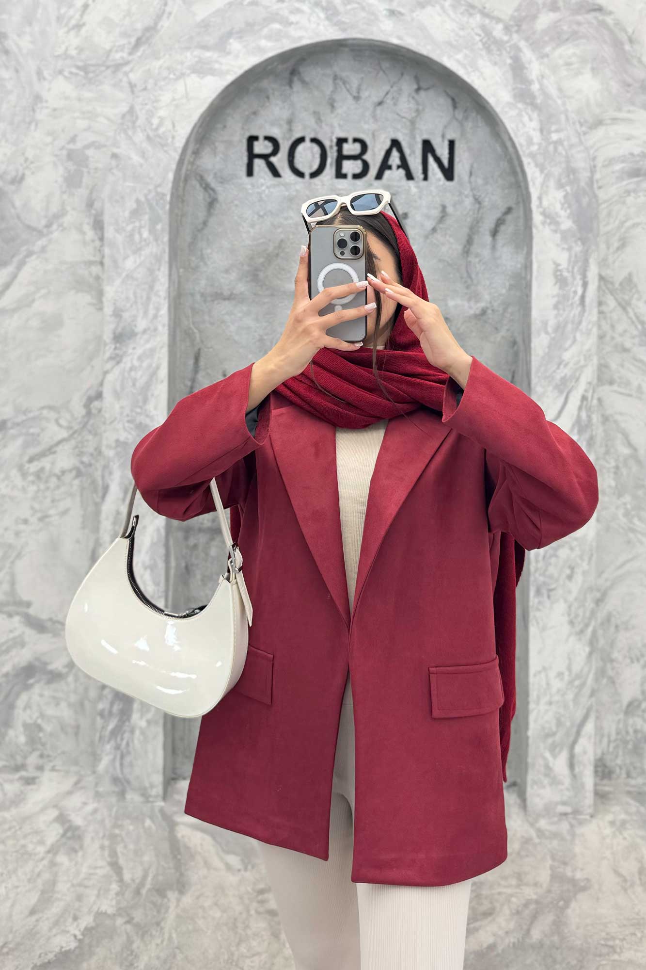 کت سوییت یقه انگلیسی جیب نما