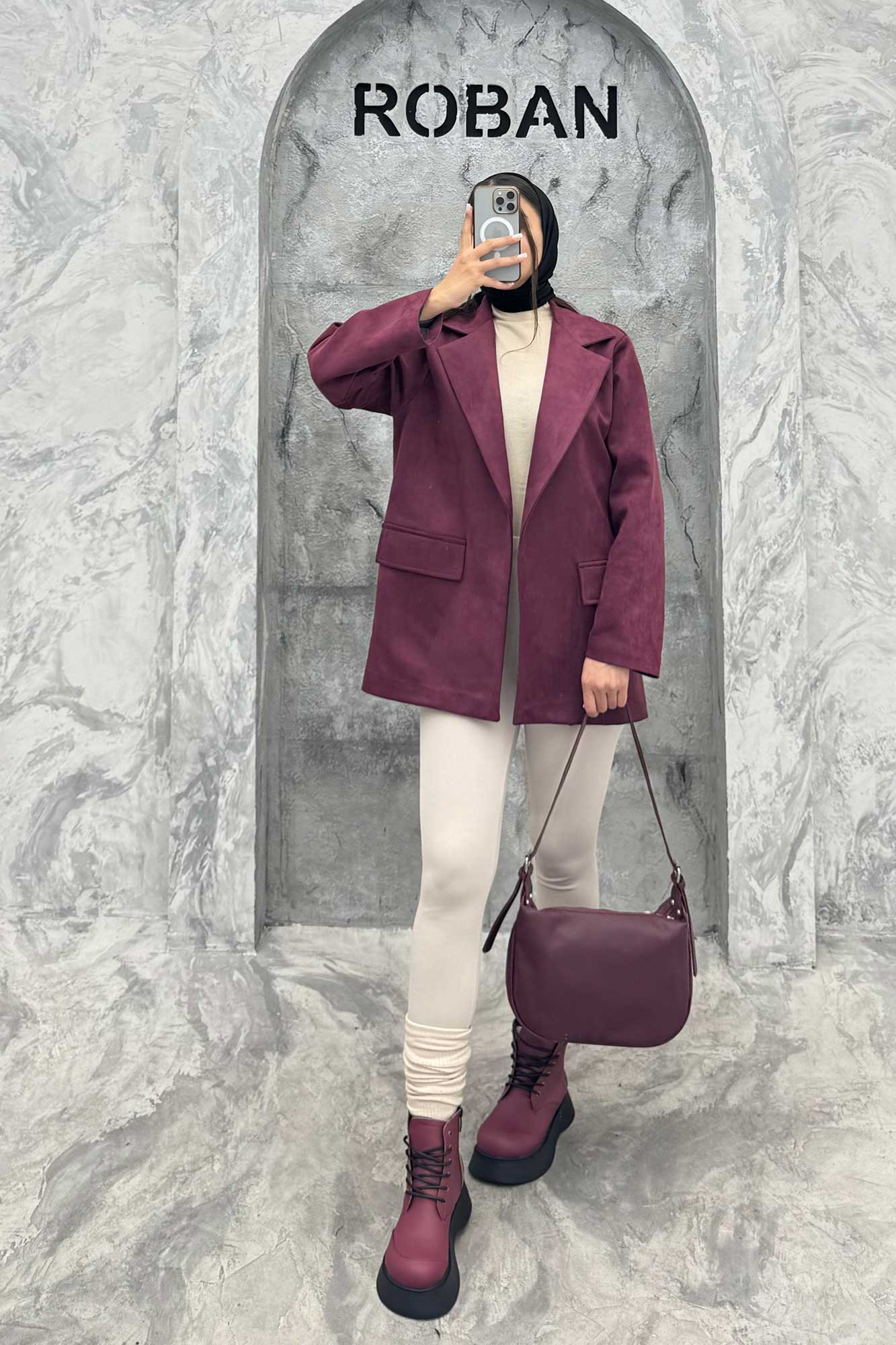 کت سوییت یقه انگلیسی جیب نما