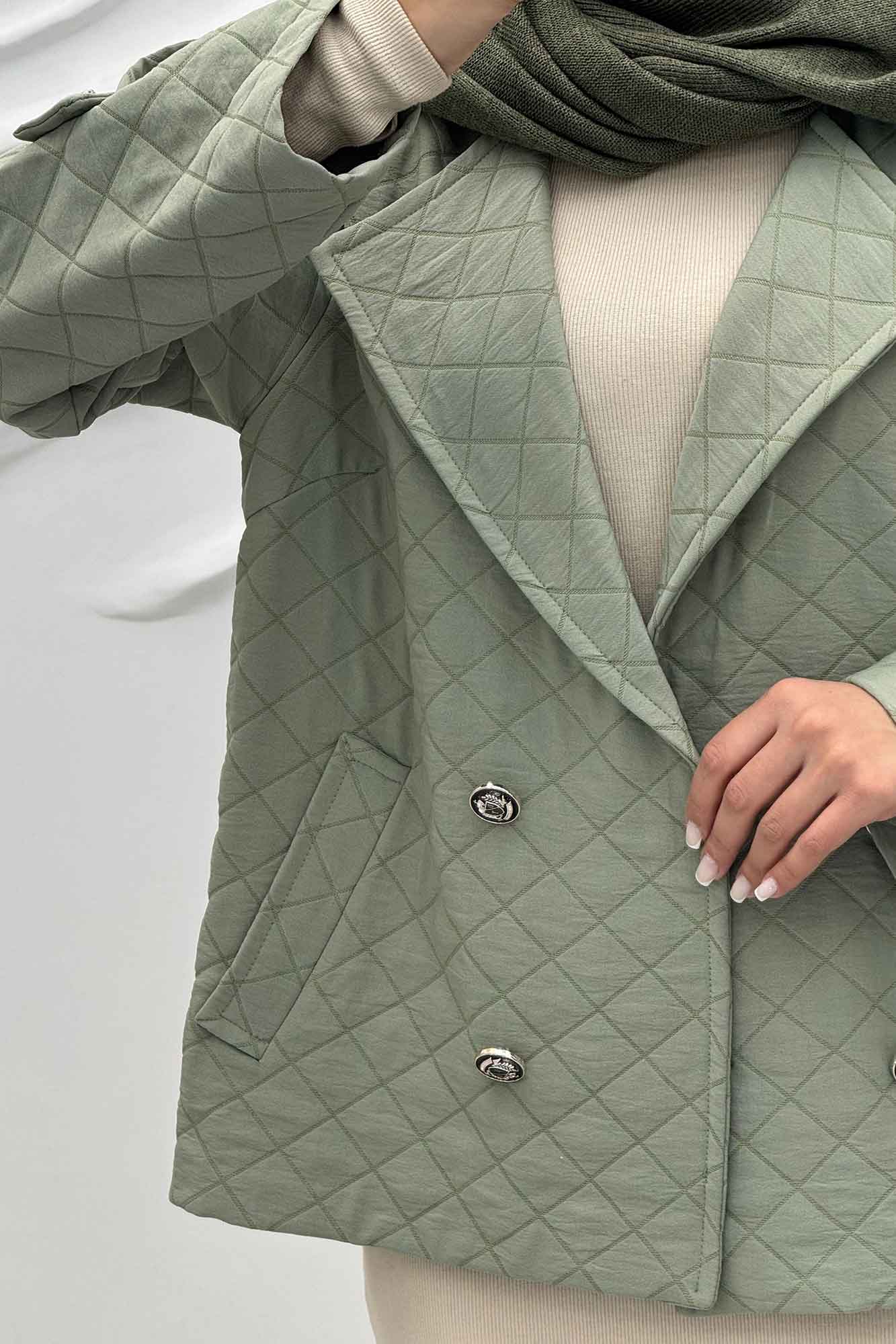 کت سرشانه بندی فریال بلوط