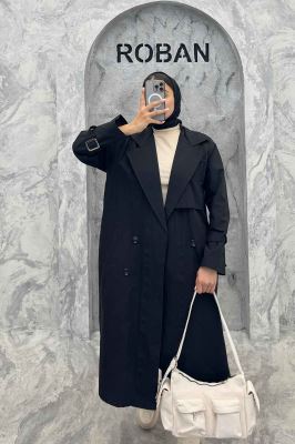 مانتو پاییزه بلند کتان زارا