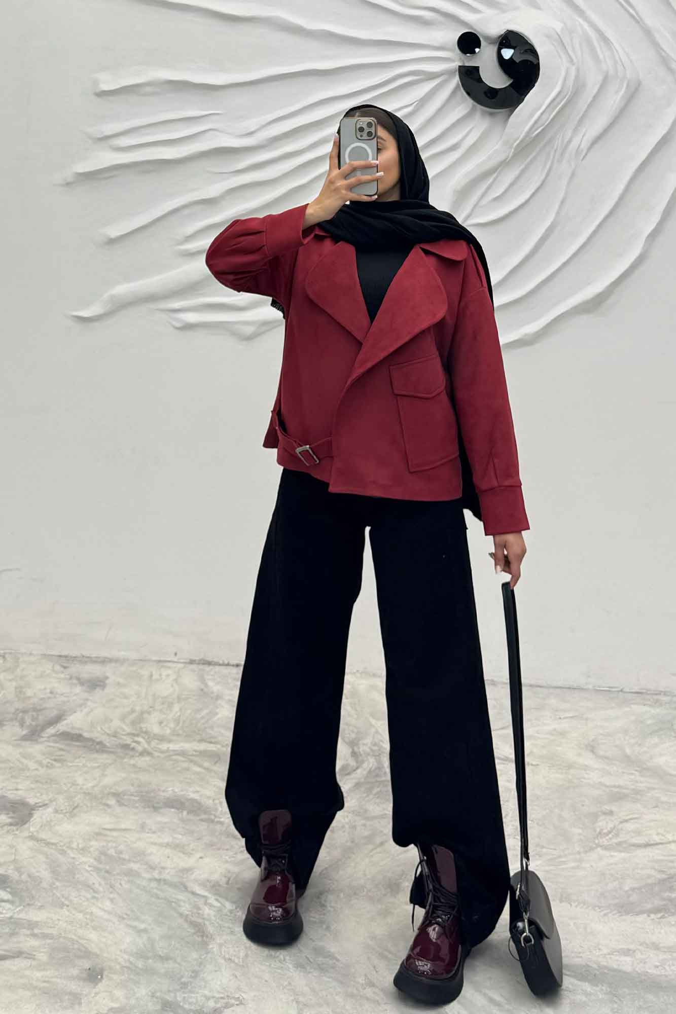 کت سوییت تک جیب پاکتی پایین سگک