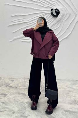 کت سوییت تک جیب پاکتی پایین سگک